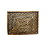 Brown Rattan Tray - Rectangle 24 x 32