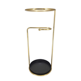 Umbrella Stand - Black and Gold