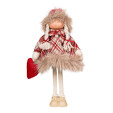 Christmas - Faith Red Plaid Standing Girl