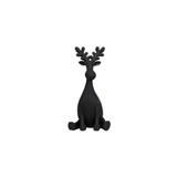 Christmas - Black Resin Reindeer