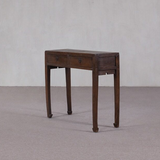 Console - c1920 Dark Stain 2 Drawers