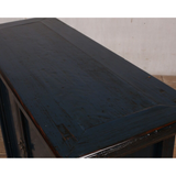 Cabinet - c1900 Deep Ocean Blue Lacquer 2 doors