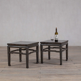 Side Table - c 1900 Olive Green Lacquer