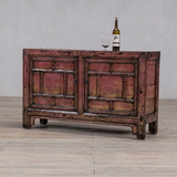 Cabinet - c1920 Dusty Pink Lacquer 2 doors