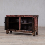 Cabinet - c1920 Dusty Pink Lacquer 2 doors