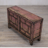 Cabinet - c1920 Dusty Pink Lacquer 2 doors