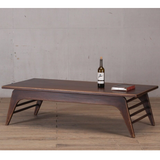 Coffee Table - Reclaimed Pine Brown Stain with Rubbed Detail