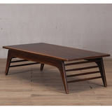 Coffee Table - Reclaimed Pine Brown Stain with Rubbed Detail