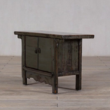 Cabinet - c1920 Deep Olive Green Lacquer 2 Doors