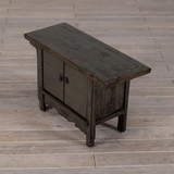 Cabinet - c1920 Deep Olive Green Lacquer 2 Doors