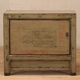 Cabinet - c1900 Green Lacquer 1 Door