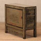 Cabinet - c1900 Green Lacquer 1 Door