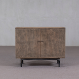 Cabinet - with Carved Detail and Iron Legs