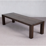 Dining Table - Dark Oak with Solid Legs 300cm
