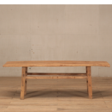 Coffee Table - c1920 Elm with Rail detail