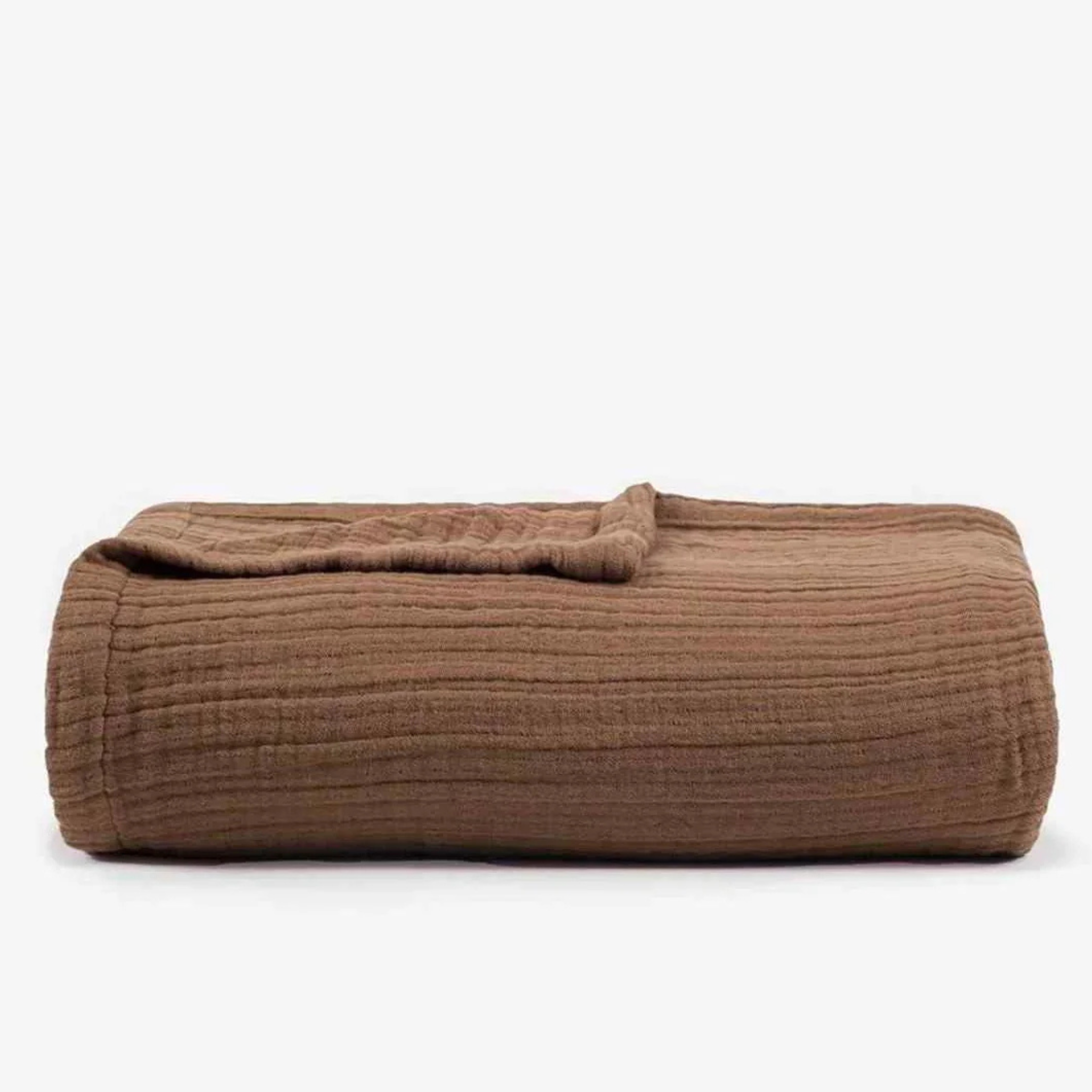 Linen Muslin Bed Cover