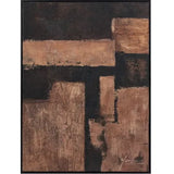 Art - Abstract Black & nutmeg