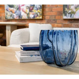 Vase - Blue glass