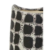 Vase - Ceramic organic black and white