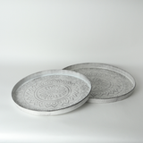 Tray - Metal with Aztec Pattern Summer
