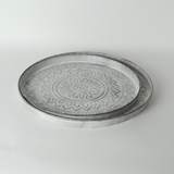Tray - Metal with Aztec Pattern Summer
