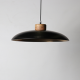 Pendant - Black and Gold Metal Round 61cm