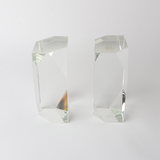 Crystal Block Bookends