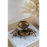 Crab - gold with lid