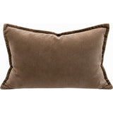 VELVET CUSHION COVER BEIGE 40x60