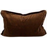 VELVET CUSHION COVER CAMEL BROWN 40X60