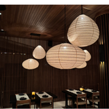 Pendant - Linen Shade Oval 60cm