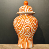 Ceramic ginger jar