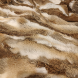 Throw - rabbit fur