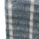 Throw - Teal, Grey & white