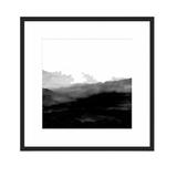 BLACK AND WHITE ABSTRACT FRAMED PRINT WALL ART MULTI SIZE SET OF 4