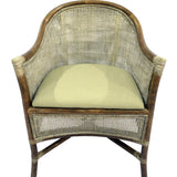 Armchair - Wood and rattan