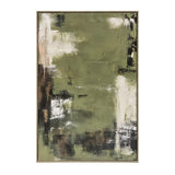 Art - Green Abstract A - Framed
