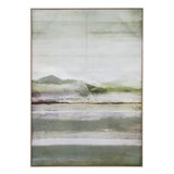 Art - Green Hills - Handpainted - Framed
