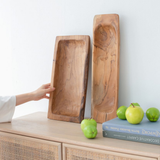 Tray - Teak Rectangle - 2 sizes