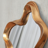 Mirror - Vintage Gold Abstract Shape