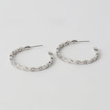 Earings - Mary hoops CZ