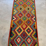 Rug - Handwoven Wool NEW SIZE 200 x 84 (approx)