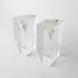 Crystal Block Bookends