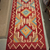 Rug - Handwoven Wool NEW SIZE 200 x 84 (approx)