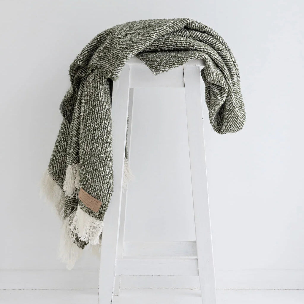 Wool Twill Throw